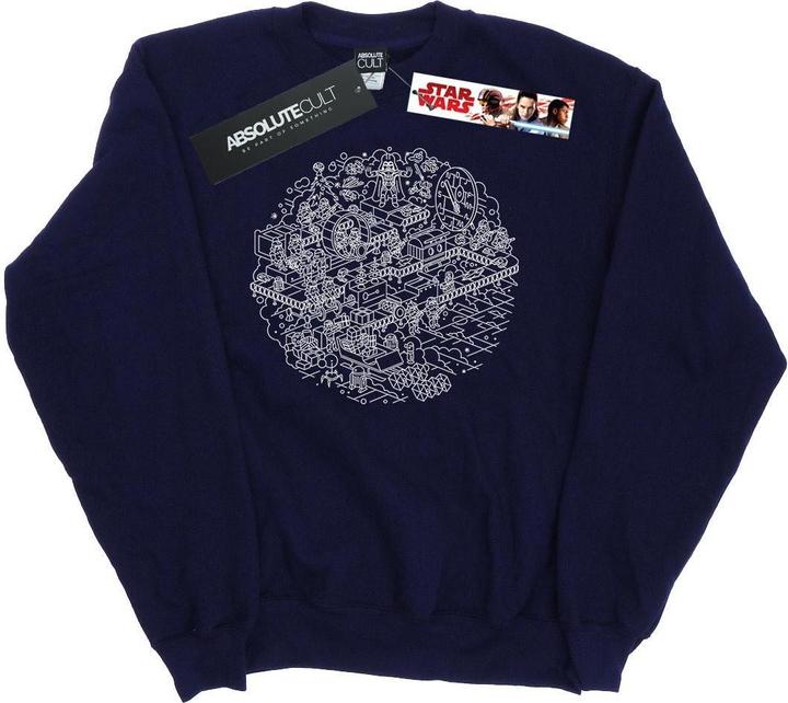 Star Wars Christmas Death Star Sweatshirt (S)