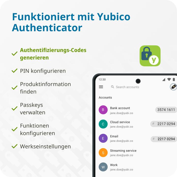 Produktbild Yubico YubiKey 5 NFC