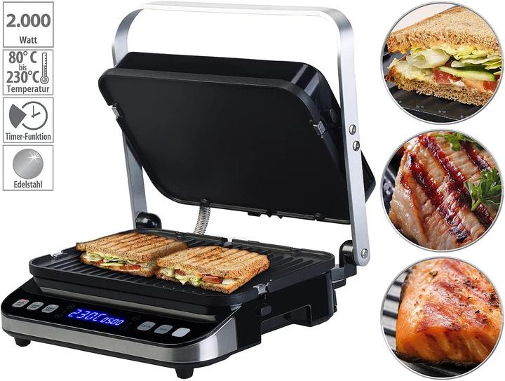 Produktbild Rosenstein & Söhne Sandwich- und Kontaktgrill