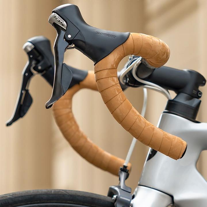 Actual product image Rockbros Handlebar Tape Perforated Silicone with Chameleon Effect - Purple
