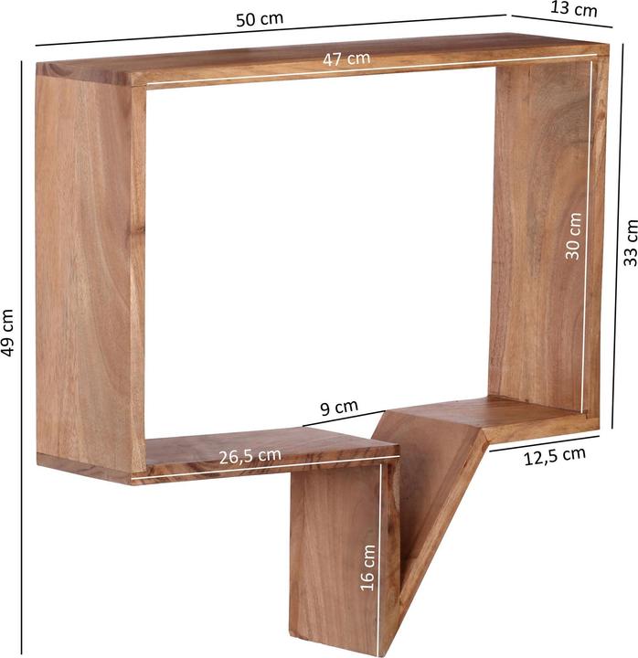 Actual product image Wohnling Mumbai (50 x 13 x 49 cm, 40 x 13 x 39 cm)