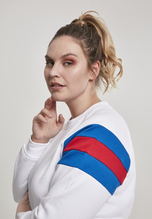 Immagine prodotto Urban Classics Girocollo con maniche a strisce da donna (XXL)