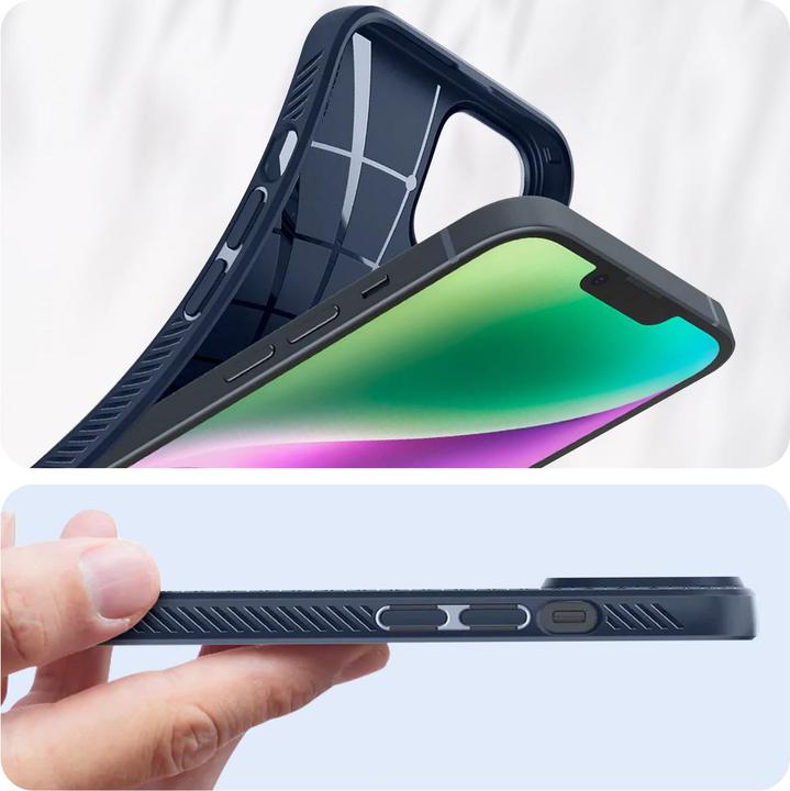 Image du produit Spigen Liquid Air pour iPhone 14 bleu marine (Apple iPhone 14)