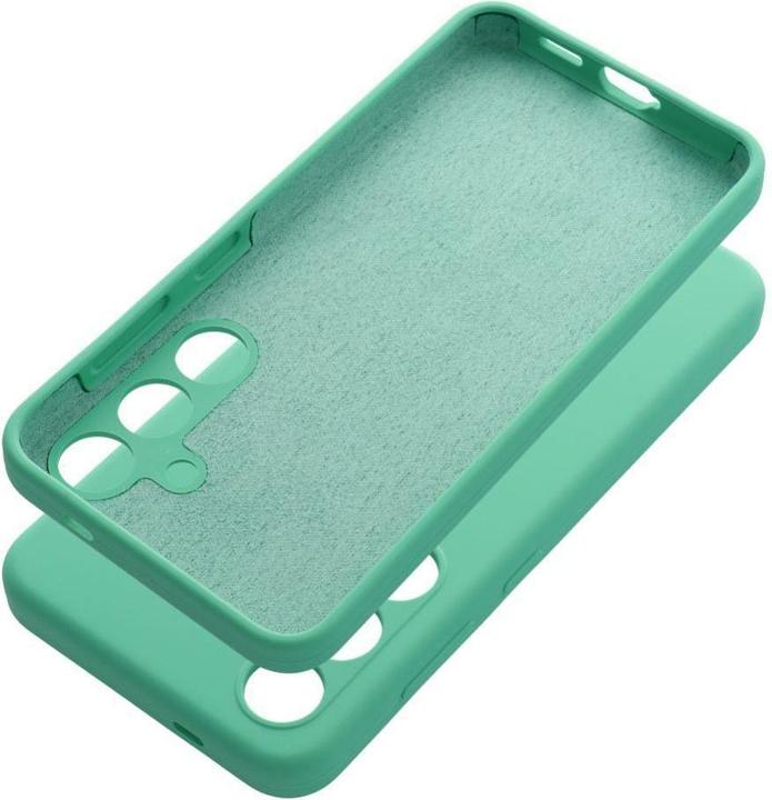 Actual product image OEM Back panel cover Case SILICONE 2mm for OPPO A60 mint (Oppo A60)