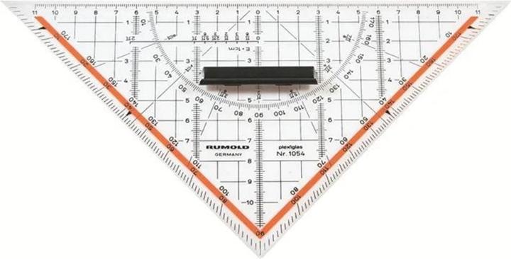 Actual product image Rumold Technical drawing triangle (22 cm)