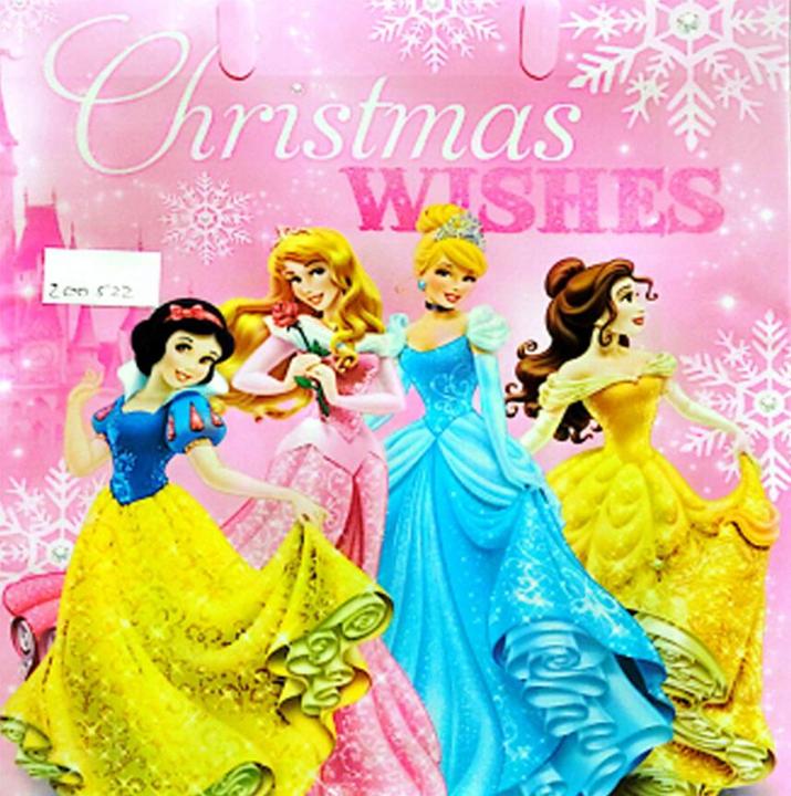 Actual product image Disney Princess Wishes Christmas Gift Bag (Cellophane wrap)