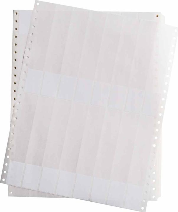 Produktbild Brady DAT-41-292-2.5, selbstlaminerendes Vinyl, Weiss/Transparent, matt, 25,4 x 38,1(150,8)mm, perm