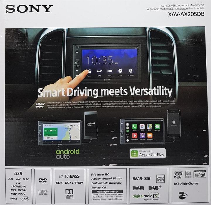 Produktbild Sony Xav-Ax205db (Android Auto, Apple Carplay)