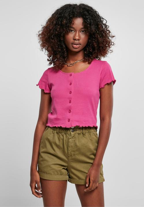 Image du produit Urban Classics Tee-shirt femme croisé à côtes - 12114 (4XL)