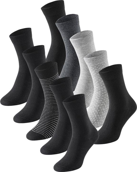 Schiesser Freizeitsocken Cotton Fit (10er Pack, 39 - 42)