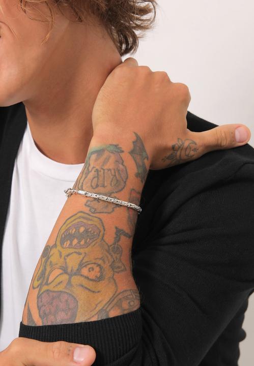 Immagine prodotto Kuzzoi Bracciale di base (23 cm, Argento 925)