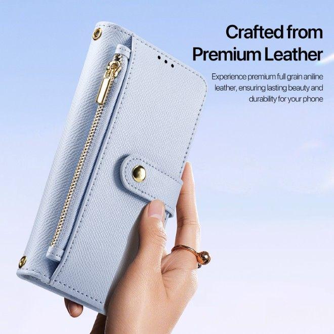 Produktbild Dux Ducis Lawa Series MagSafe Kunstleder Bookcover Hülle (Samsung Galaxy S25 Edge)