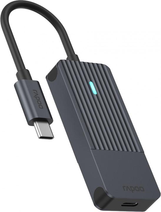 Immagine prodotto Rapoo Hub USB-C, da USB-C a USB-C, grigio (USB-C, 4 Porti)