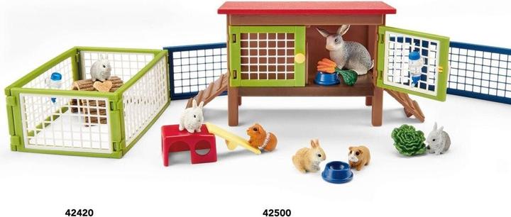 Image du produit Schleich Une maison pour les lapins et les cochons d'Inde