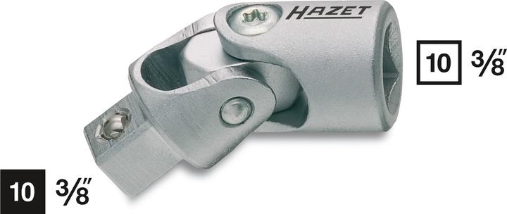 Produktbild HAZET Universal Gelenk 8820 ∙ Vierkant10 mm (3/8 Zoll) ∙ Vierkant 10 mm (3/8 Zoll) (3/8")
