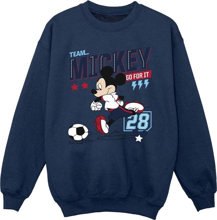 Produktbild Disney Mickey Mouse Team Mickey Football Sweatshirt Mädchen (116)
