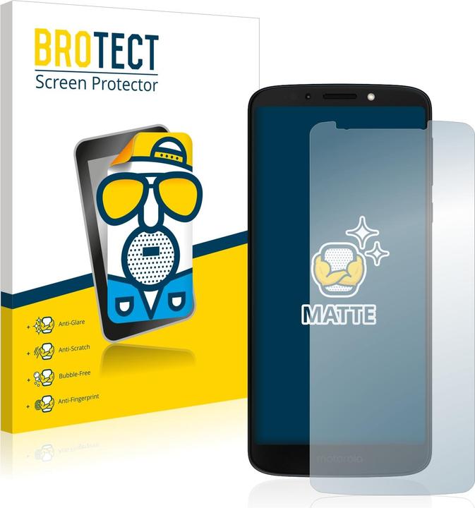 Produktbild BROTECT Entspiegelungs-Schutzfolie Displayschutz Matt (2 Stück, Motorola Moto G6 Play)