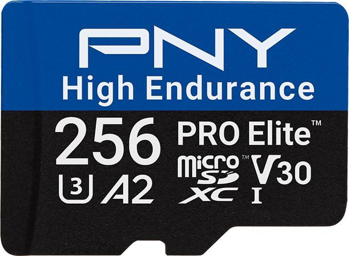 Image du produit PNY Microsd Pro Elite High (256 Go, microSDXC, U3, UHS-I)
