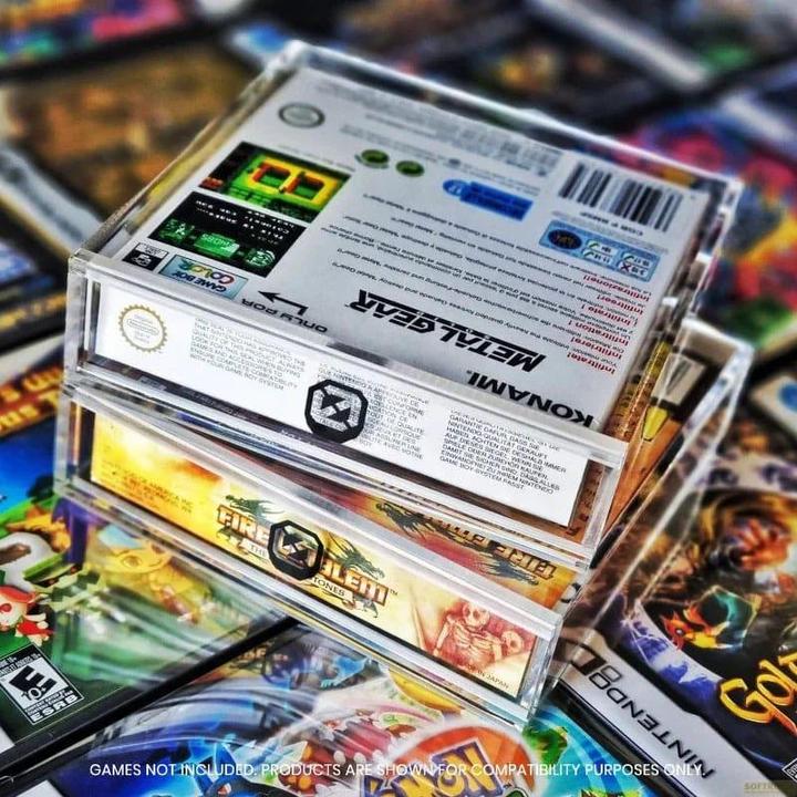 Produktbild Evoretro Acrylgehäuse 2er-Pack für Gameboy/Gameboy Advance Spiele (DSi XL)
