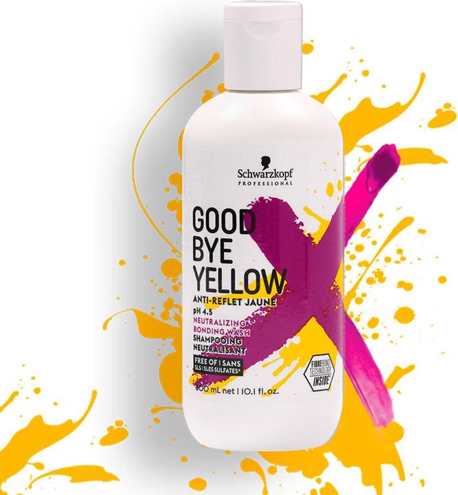Actual product image Schwarzkopf Goodbye Yellow (300 ml, Liquid shampoo)