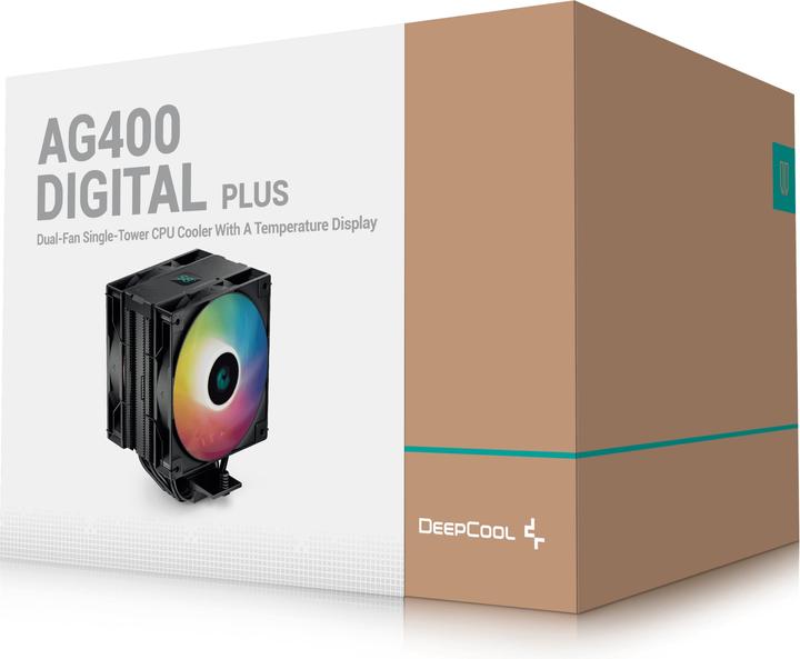 Actual product image Deepcool AG400 DIGITAL PLUS (black) (150 mm)