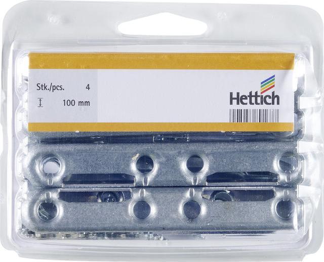 Image du produit Hettich Bettbeschlag, verzinkt, 4 Stck (Raccord de connexion, 4 pcs)