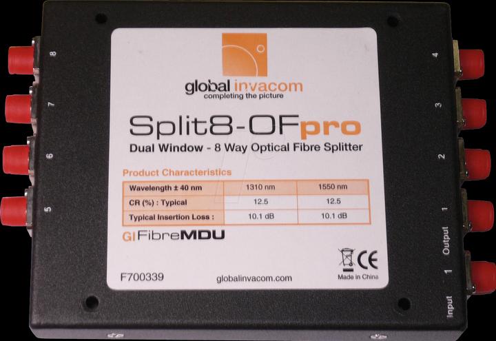 Image du produit Invacom répartiteur optique 8 voies