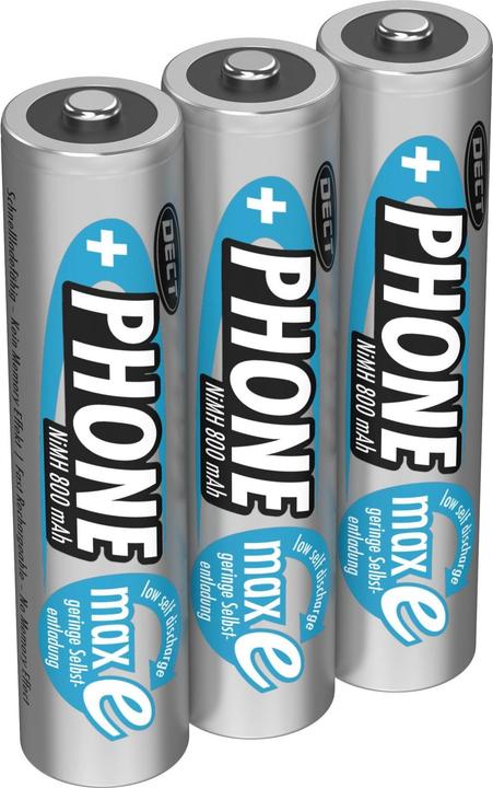 Image du produit Ansmann Téléphone (3 pcs, AAA, 800 mAh)