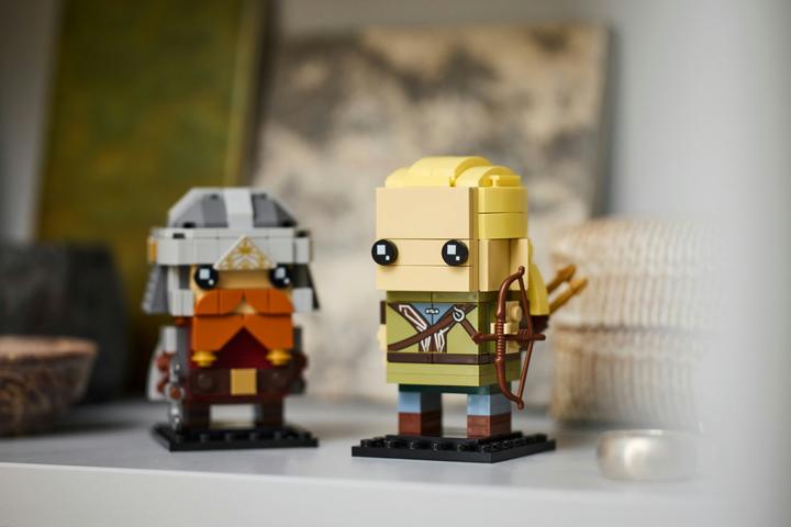 Produktbild LEGO Herr der Ringe Legolas und Gimli (40751, LEGO Brickheadz)