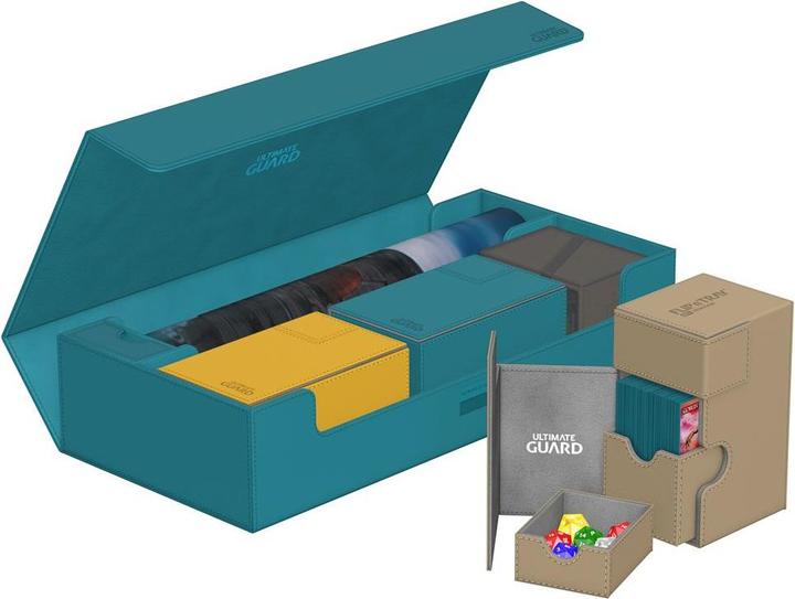 Produktbild Ultimate Guard Kartenbox XenoSkin Superhive 550+ Petrolblau