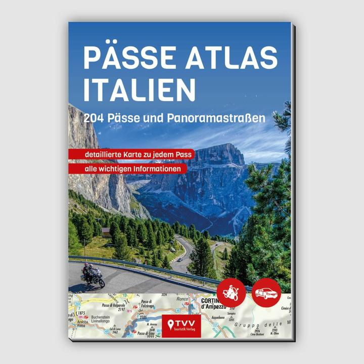 Produktbild Pässe Atlas Italien (Deutsch, Bikerbetten, 2020)
