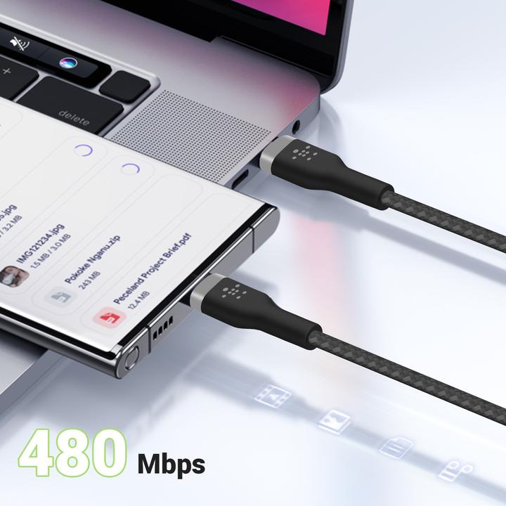 Image du produit Belkin USB C — USB C (1 m, USB 2.0, 60 W)