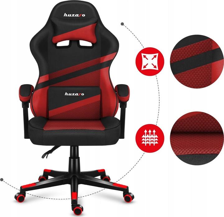 Actual product image Huzaro Fotel gamingowy Force 4.4 REd Mesh