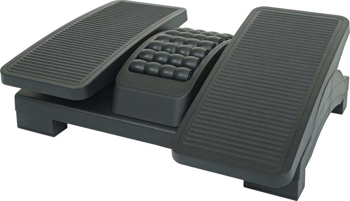 Mendler Footrest HWC-M11, with massage rollers, tilt and height adjustable, plastic