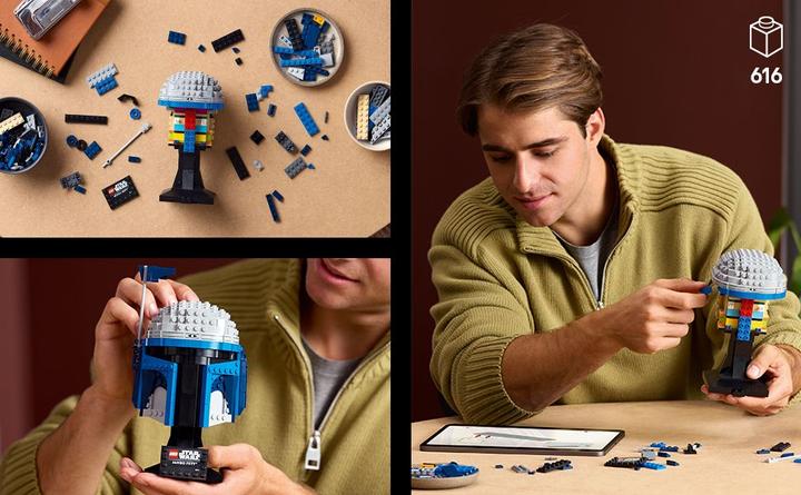 Actual product image LEGO Jango Fett™ helmet (75408, LEGO Star Wars)