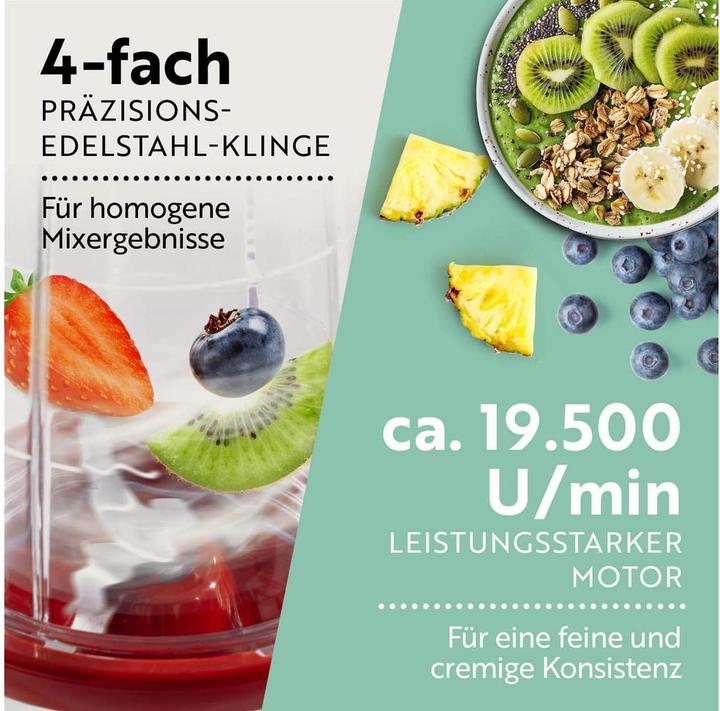 Produktbild Gourmetmaxx 250 Watt, inkl. Deckel, Weiss/Rot Single (250 W)