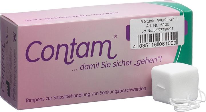 Actual product image Contam Cube tampon 32mm size 1 (5 pcs) (5 x)