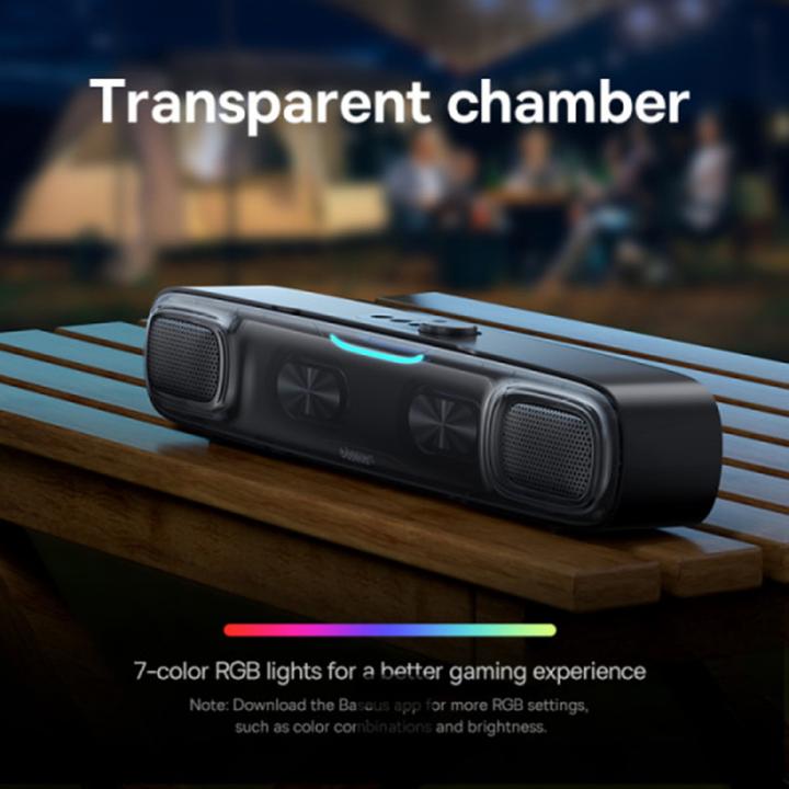 Actual product image Baseus Mini Soundbar AeQur DS10 (black) (20 W)