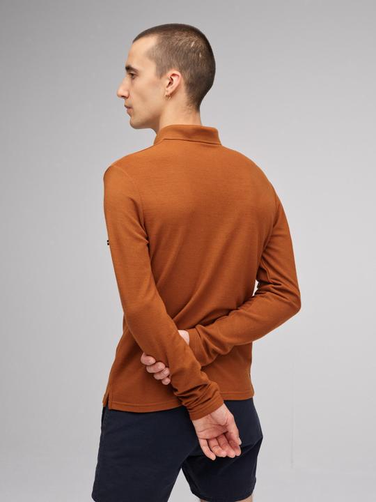 Actual product image Mover Plastic Free Sportswear Long Sleeve Merino Polo (XL)