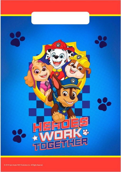Produktbild Paw Patrol Geschenktüten Pat' Patrouille Geburtstag (Geschenktüte, 8 x)