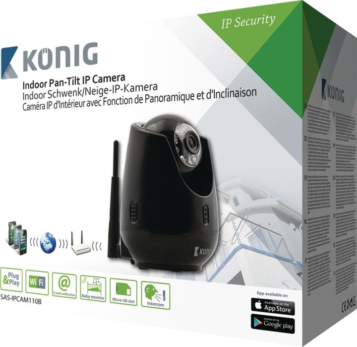 Actual product image König SAS-IPCAM110B (640 x 480 pixels)