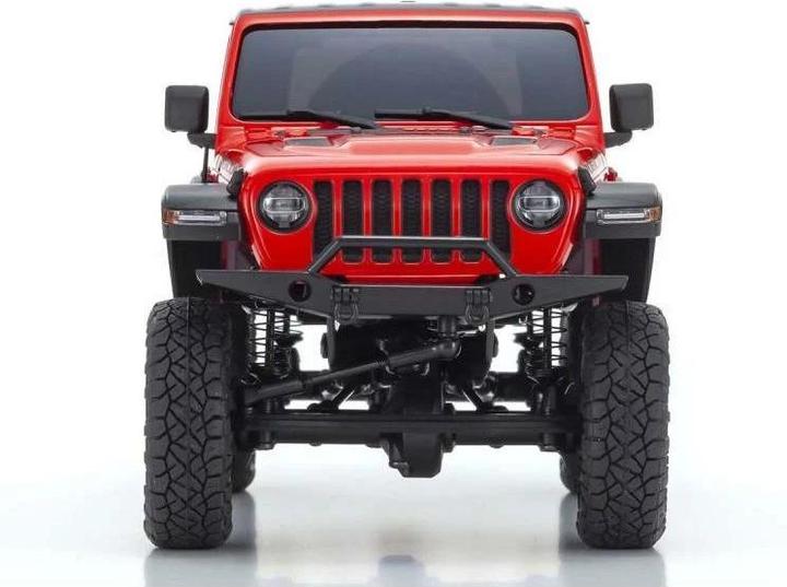 Image du produit Kyosho Scale Crawler Mini-Z Jeep Wrangler Rubicon, Rouge 1:24, ARTR (RTR Prêt à fonctionner)
