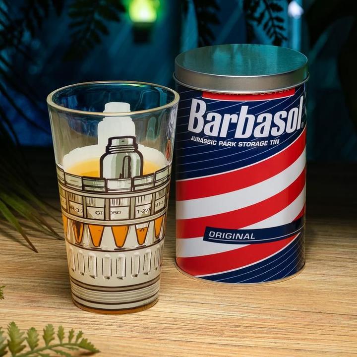 Produktbild Paladone Products JURASSIC PARK - Barbasol - Verre dans une Boite Métal - 400ml (0.00 l, 1 x)