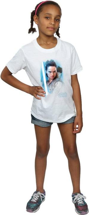 Actual product image Star Wars Girls Rey Brushed Cotton T-Shirt (128)