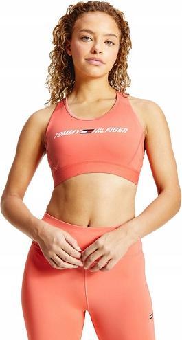 Tommy Hilfiger Damen-Racer-BH mit mittlerer Intensität und Grafik (XS)