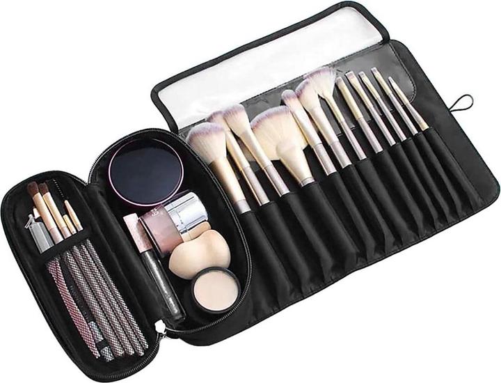 Actual product image JTI Make-up brush case - black