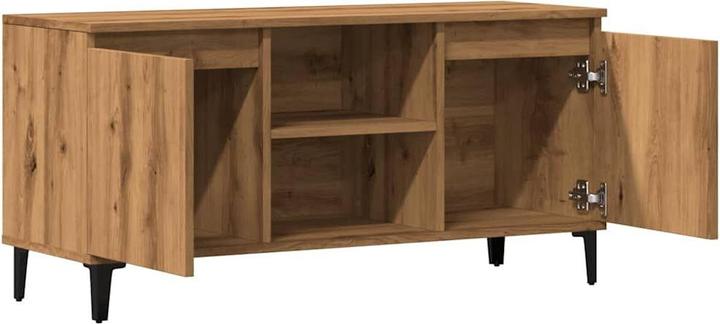 Actual product image VidaXL TV Schrank Lowboard Fernsehschrank Fernsehtisch TV Möbel Artisan-Eiche (102 x 35 x 50 cm)