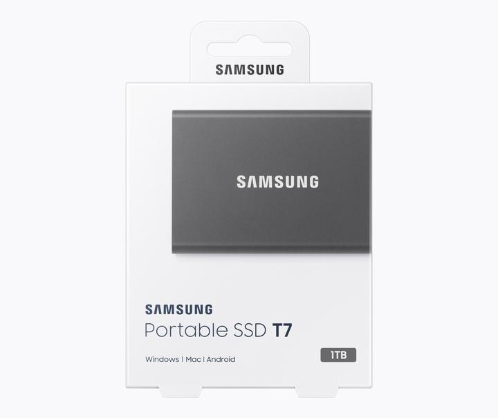 Image du produit Samsung Portable T7 Titan Grey (1000 Go)