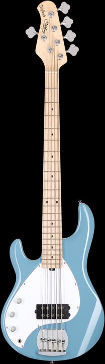 Produktbild Bassgitarre, S.U.B., StingRay RAY5, 5-Saiter, Chopper Blue, Lefthand (E-Gitarre)