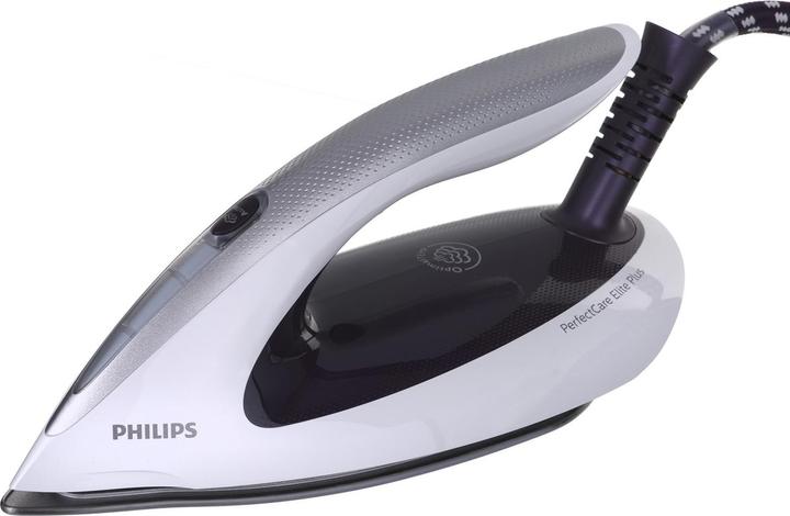 Actual product image Philips GC9660/30 steam ironing station T-ionicGlide soleplate Purple, White (2700 W, 520 g/min)